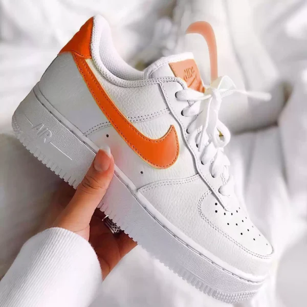 Orange/white shoes 003